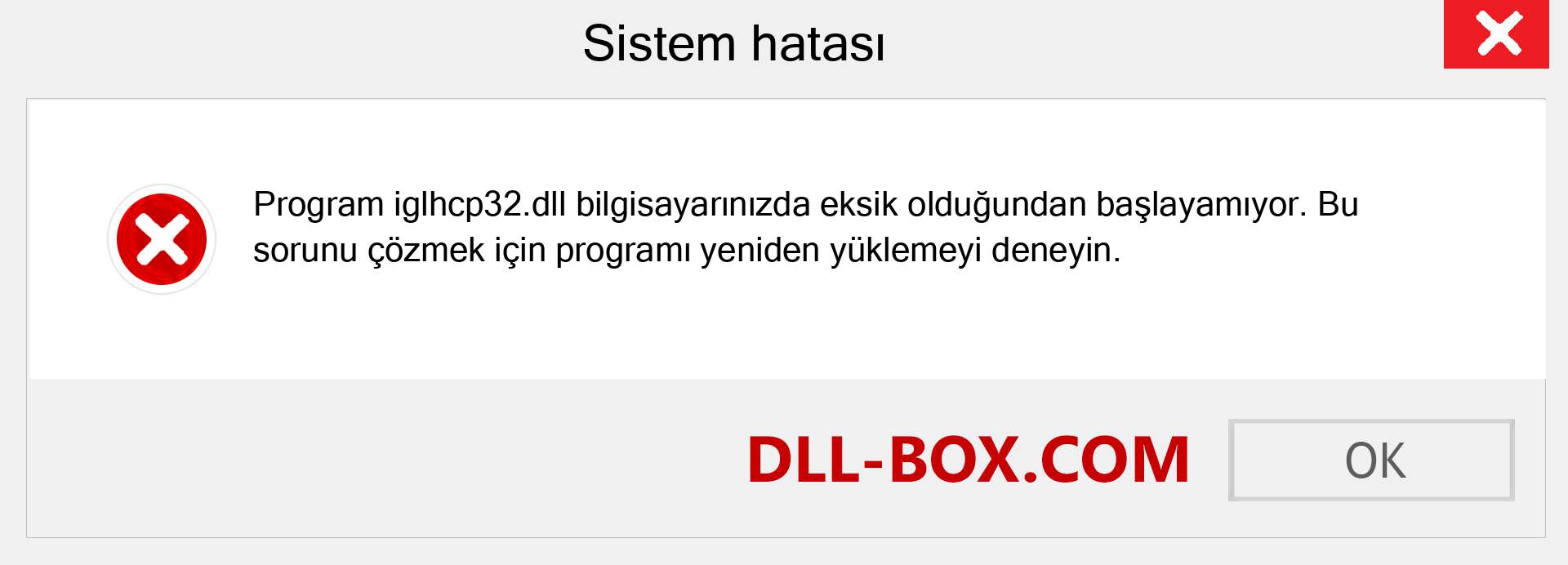 iglhcp32.dll dosyası eksik mi? Windows 7, 8, 10 için İndirin - Windows'ta iglhcp32 dll Eksik Hatasını Düzeltin, fotoğraflar, resimler